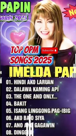 Imelda Papin Greatest Hits Nonstop - Tagalog Love Songs Of All Time || Top OPM Songs 2025