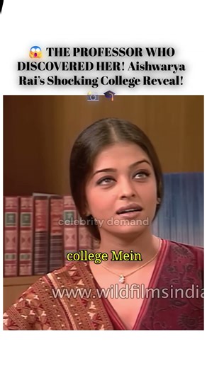😱 THE PROFESSOR WHO DISCOVERED HER! Aishwarya Rai’s College Reveal! 📸🎓 #aishwaryaraibachchan