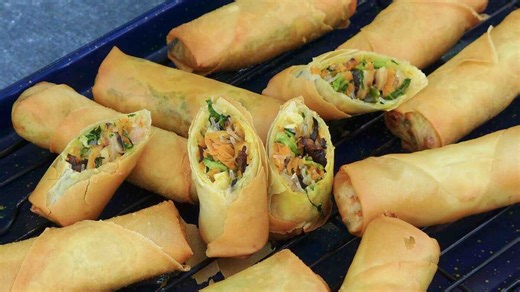 Veggie and Tofu Spring Rolls