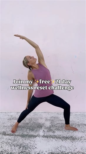 Amy -At Home Workouts for Women on Instagram: "This is not another extreme wellness challenge meant to run you ragged, quite the opposite! 🫶 This 21 day wellness challenge reset challenge is meant to help you focus on the little things that matter and make all the difference! ☀️ We’ll start small and slowly build over the 3 weeks. Each day will have a practical and DOABLE wellness centered task to help you come back into your body and feel nourished - body and soul! This challenge is free - joi