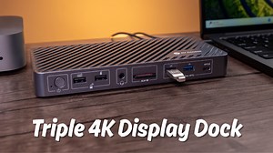 Watch A Powerful Docking Station with Triple 4K Display Support on Amazon Live