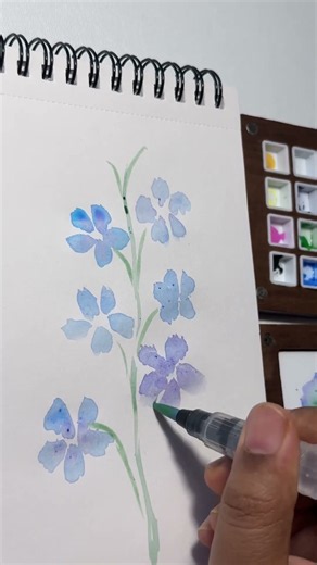 watercolor botanical painting #art #arttherapy #watercolor #flowers #painting