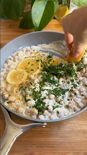 High Protein Lemon Pepper Chickpeas 🍋