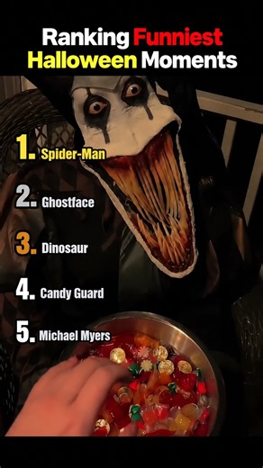 Ranking Funniest Halloween Moments 🎃 #usa