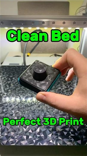 Clean Bed = Perfect 3D Print 🔥 Bambu Lab A1 #3dprinting #bambulab #bambulaba1 #shots
