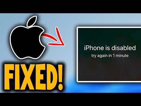 How to Fix iPhone is Disabled Connect to iTunes - Full Guide