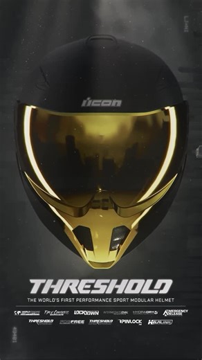ICON Motosports on Instagram: "This is Threshold - The World's First Performance Sport Modular Helmet. Available now from authorized ICON dealers."