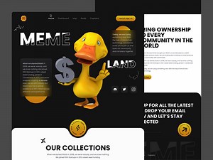 Meme Coin Website Design