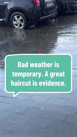Rain outside. Respectable human inside. That’s the plan. ☔👑 Irish weather will do whatever it wants… but your haircut doesn’t have to suffer for it. Step out of the drizzle and into Royal Chair where it’s warm, sharp, and dangerously good-looking. 📲 WhatsApp: 083 18 23456 📍 Location: V95 PD28 Bad weather is temporary. A great haircut is evidence. #RoyalChair #ennis #haircut #rain #weather
