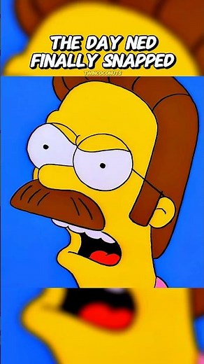 The Day Ned Flanders Finally Snapped 🤬🔥 #simpsons #shorts