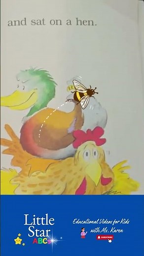 Buzz Said the Bee | Read Aloud for Toddlers | Learn Farm Animals | Educational Videos for Kids