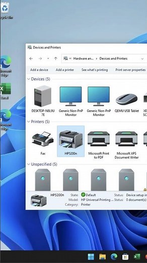 Part 52 - How to share a printer in windows 11 #shorts