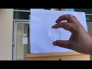 Using a convex lens to produce a real image