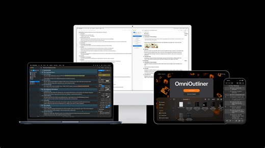 OmniOutliner: Planning and Thinking Tool Reaches Version 6