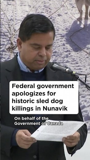 Federal government apologizes for historic sled dog killings in Nunavik