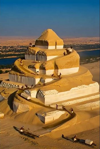 What the Great Pyramid of Giza ORIGINALLY Looked Like ✨ #shorts