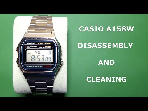 Casio A158W - Disassembly and Cleaning