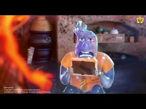 ELEMENTAL (2023) *HD* Ember meets Wade Ripple
