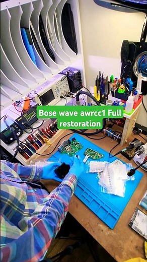 Bose Wave Radio Awrcc1 repair recap and full restoration. #audioequipment #audiophile #bosework
