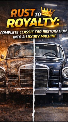 Rust to Royalty: Complete Classic Car Restoration into a Luxury Machine #restoration #restorationcar