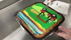 18K views · 714 reactions | Golf themed cookie cake. Happy Birthday Tyler Byrd. I hope this added to your awesome day. Thanks for being such a great friend for so long. Enjoy.❤️ | Cake Maker | Facebook