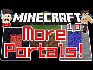 Minecraft Mods - PORTALS Mod ! Explore New Dimensions with 4 More Portals !