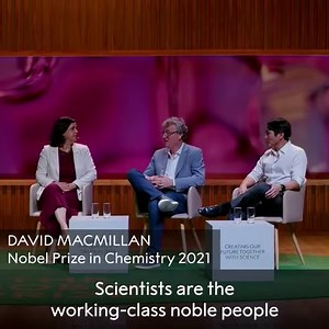 58K views · 903 reactions | "Scientists are the working-class noble community, and they are doing everything for the community." Chemistry laureate David MacMillan on the role of scientists and their contributions to our society. He spoke to fellow Nobel Prize laureates May-Britt Moser and Serge Haroche at a recent Nobel Prize Dialogue. Watch the full dialogue: https://www.youtube.com/playlist?list=PLJE9rmV1-0uBsCzxyq-QCqSM0un0VKWjV #NobelPrizeDialogue | Nobel Prize | Facebook