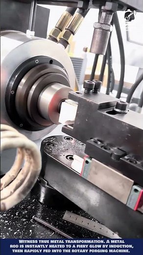 Induction Hot Forging Machine - Shaping 25mm Rods in Seconds #machineinnovation #machinery