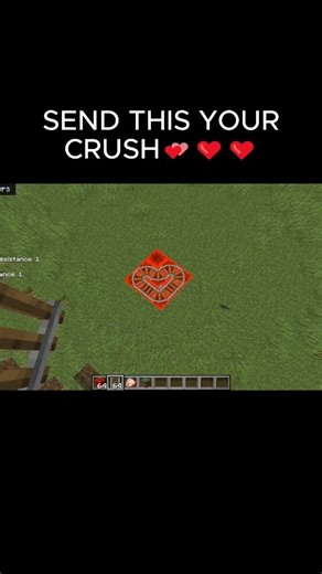 Send This Minecraft Build To Your Crush❤❤❤😍 #shorts #minecraft #gaming