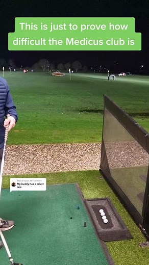 Trying Out the Challenging Medicus Golf Club with Staff and Customers