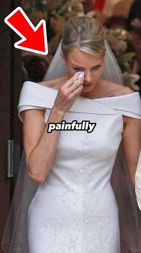 Why Did Princess Charlene Painfully Cry On Her Wedding Day? #shorts #princesscharlene