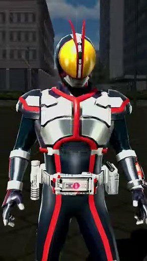 【ガンバライジング】仮面ライダーファイズ アクセルフォーム 必殺技演出「アクセルクリムゾンスマッシュ」