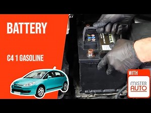 How to replace the Citroen C4 battery
