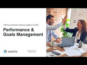 SAP Performance & Goals Management | SuccessFactors 1H 2024 Release Updates