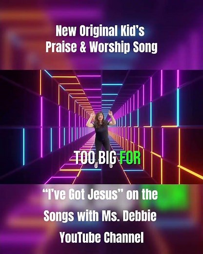 I’ve Got Jesus | Praise & Worship with Motions #songswithmsdebbie #kidsministry #childrenschurch