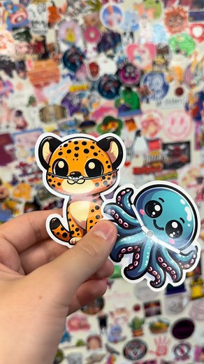 Feel Good Stickers | Packaging Supplies on Instagram: "Monday’s looking better with fresh stickers ✨ Today’s favorite designs coming straight off production — glossy, matte, clean, and ready to go 🔥 Which one are you feeling today? 👀👇 #FeelGoodStickers #MondayVibes #StickerFavorites #GlossyStickers #CustomStickers #VinylStickers #DieCutStickers #StickerPrinting #StickerBusiness #PrintShopLife #smallbusinesssupport"