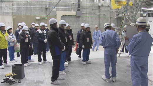 東海第二原発を周辺首長が視察