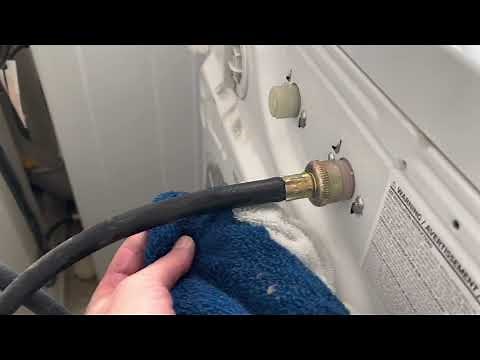 Remove or replace hoses behind your washing machine - Watch Out Don’t Get Wet 😄