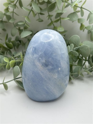 Blue Calcite Freeform // Crystal // Healing // Natural // Video - Etsy
