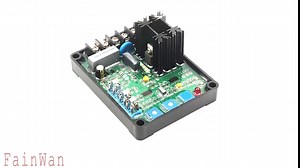 FainWan Health Gear Generator Voltage Regulator, Automatic Voltage Regulator Module GAVR-8A Universal AVR Generator 110/220/440 VAC Programmable Input, Hihg acity 8Amp Fuse