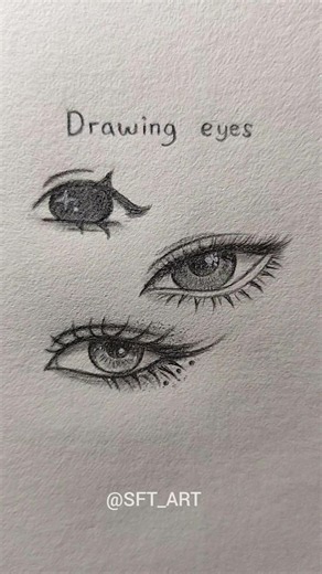 Drawing Girls' Eyes Step-by-Step Sketch Tutorial