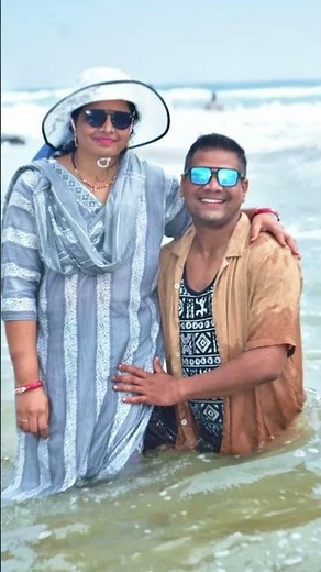 Beach Date With My Wife ❤️🌊 | Couple Goals #shorts