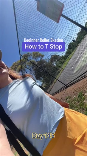 How to Perform a T-Stop on Roller Skates