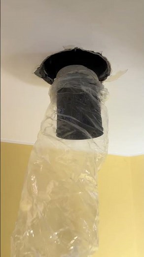 Internal chimney flue installation by chimney sweep #craft