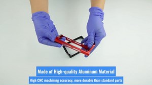 Aluminum Alloy RC Car Transmitter Protector Frame Fit for Flysky Noble NB4 and NB4 Pro/Lite, Metal Bracket Holder Shell Support, Black