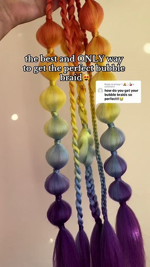 Replying to @krissy🤍🧸🎧🍒 the only bubble braid tutorial you’ll ever need 😻🩷🌈 #braid #braids #braidtutorial #bubblebraid #howto #tutorial