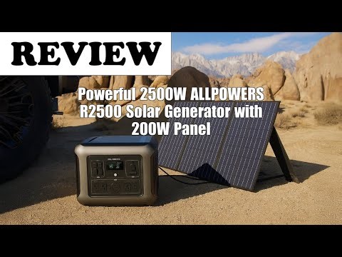 ALLPOWERS R2500 with SP033 Solar Panel: Worth It for RV & Backup? 2025