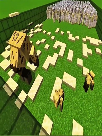 1000 IRON GOLEM VS MUTANT ZOMBIE | MINECRAFT