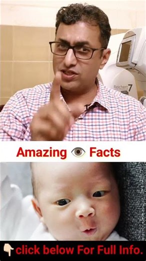 amazing eye facts-1, why newborn baby can't see clearly?