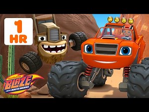 Blaze SMASHES Walls, Snow Balls & More! w/ AJ | 60 Minutes | Blaze and the Monster Machines - Videos For Kids